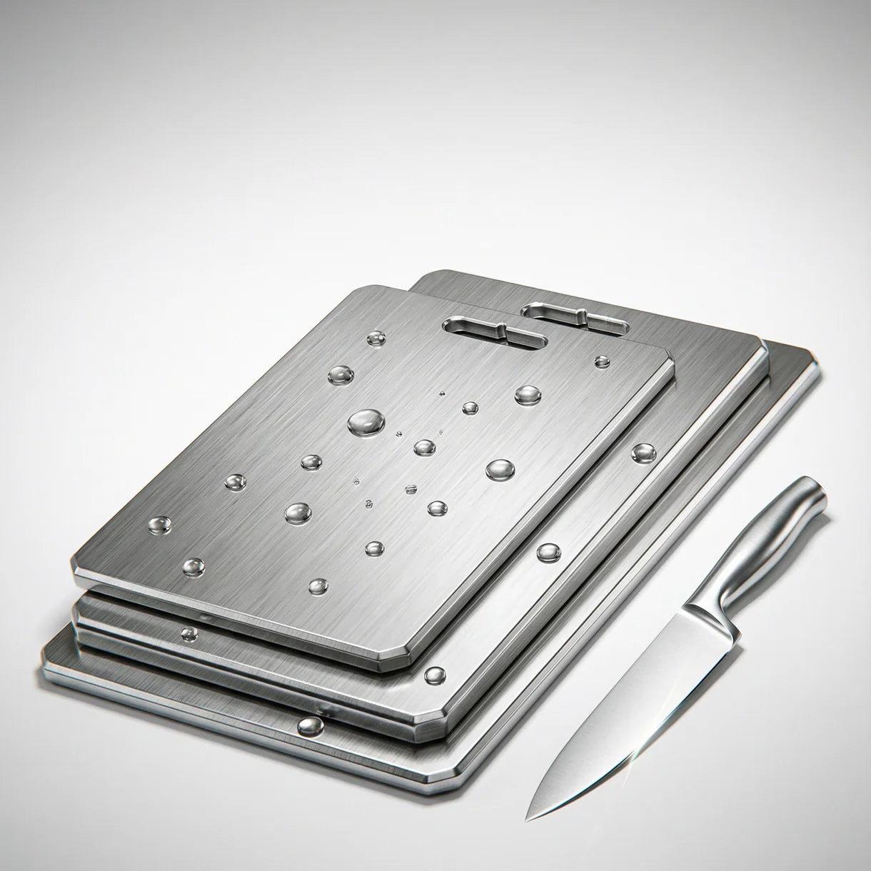 Küchenschneidebrett 3er Set aus Titanium