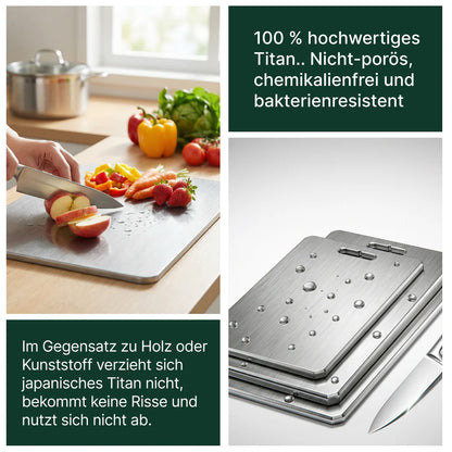Küchenschneidebrett 3er Set aus Titanium